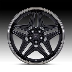 Asanti Black Label ABL46 Duke Satin Black Custom Wheels 3